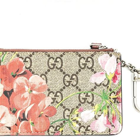 gucci gg blooms key case|Gucci keychain.